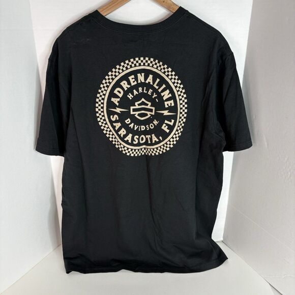 New Harley Davidson Graphic T Shirt XL Black, Skull Sarasota FL MSRP $36 - Picture 2 of 7